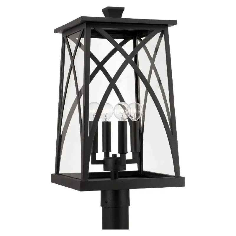 Rustic track lighting for farmhouse decorMarshall Outdoor Post Lantern