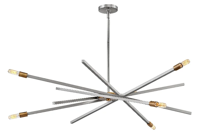 Track lighting for highlighting bookcasesArcher Chandelier