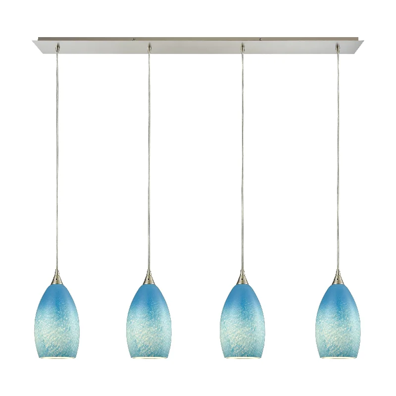 Track lighting for modernizing traditional interiorsEarth 46" Wide 4-Light Pendant