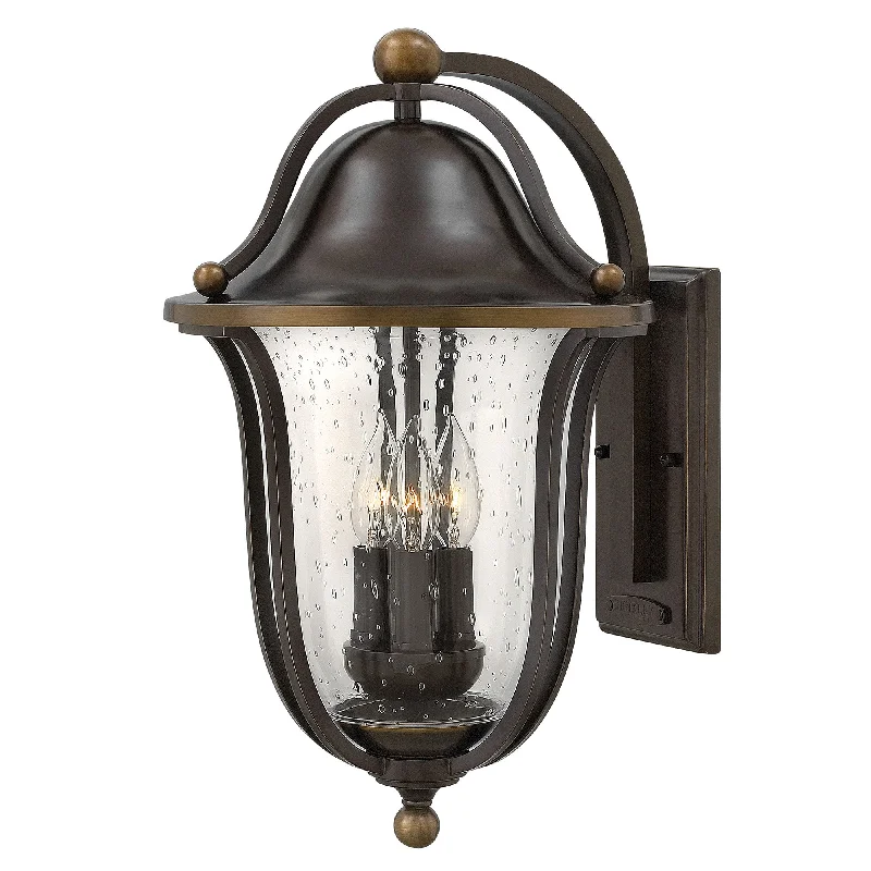 High - lumen track lighting for bright spacesmarble wall lamps with luxurious veining for high - end living spacesBolla Curved Arm Outdoor Wall Light