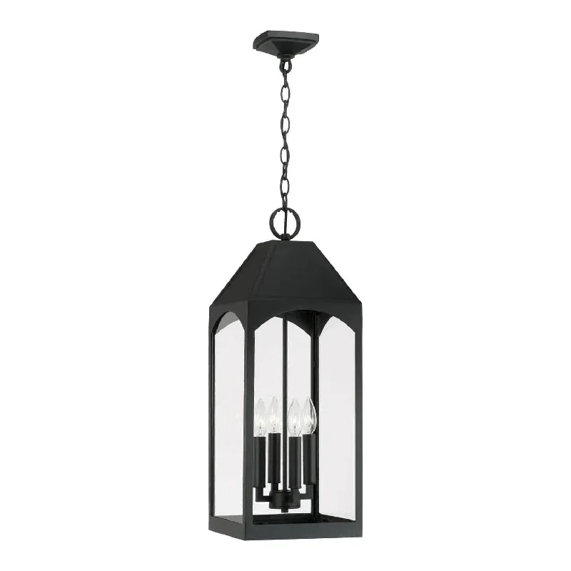 Track lighting with colored glass accentsBurton Outdoor Hanging Lantern