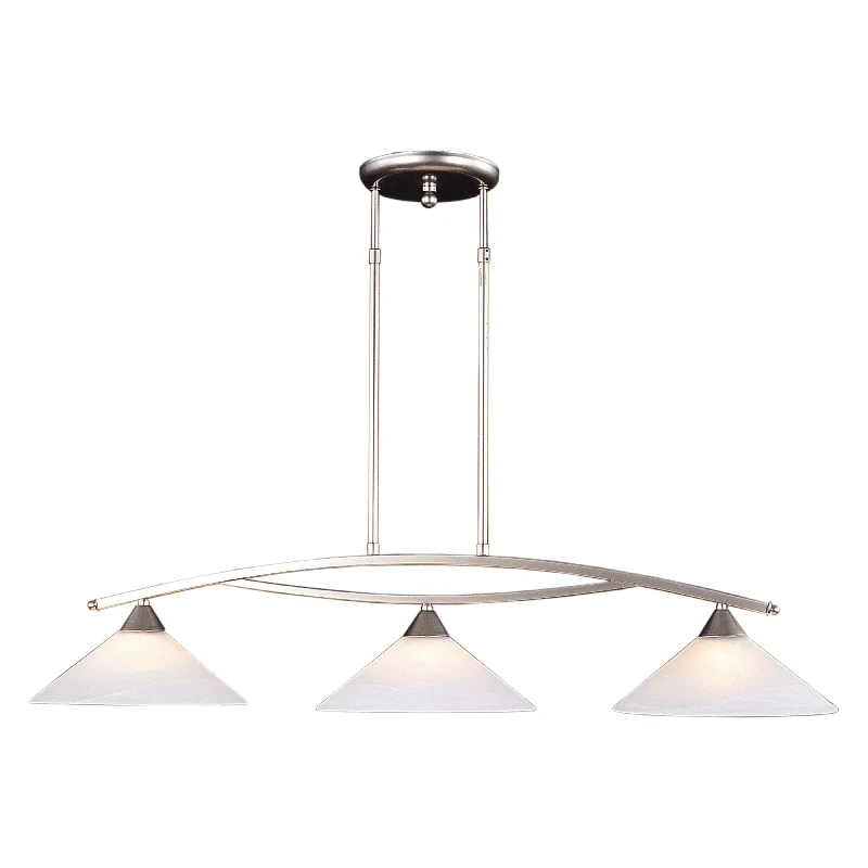 Track lighting with a chunky, bold designElysburg 43" Wide 3-Light Linear Chandelier