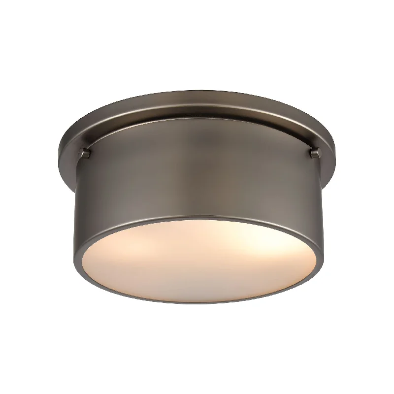 Track lighting for creating a focal pointFlushmounts 10" Wide 2-Light Flush Mount