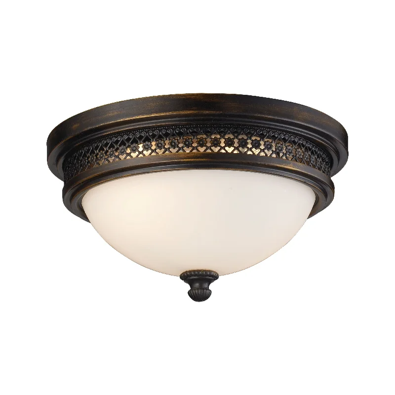 Track lighting with adjustable armsFlushmounts 13" Wide 2-Light Flush Mount