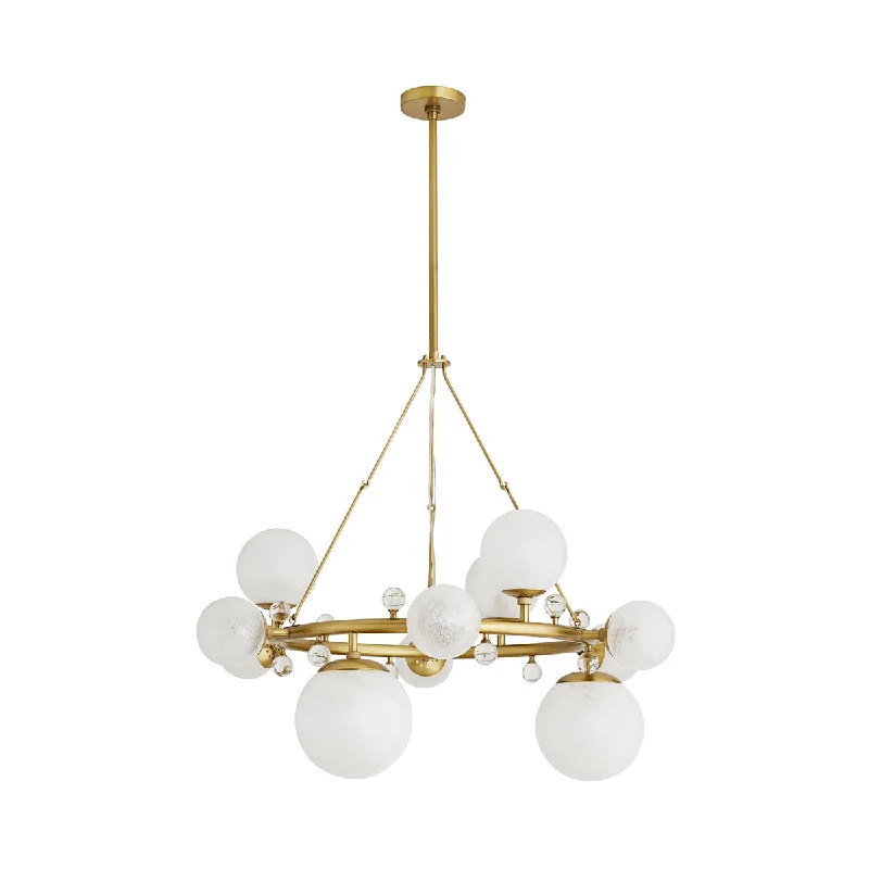 Industrial - style track lighting for loftsTroon Round Chandelier