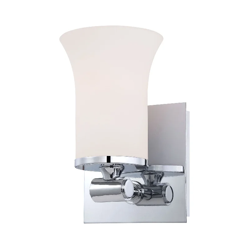 High - lumen track lighting for bright spacesFlare 5" Wide 1-Light Vanity Light