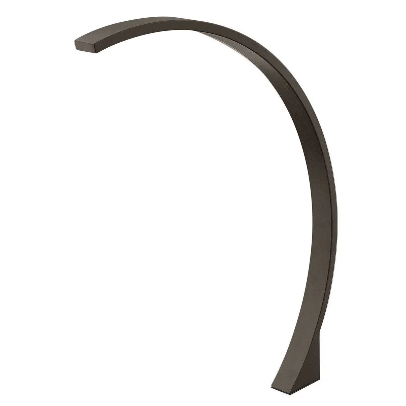 Track lighting with a decorative track designArc 12V Path Light