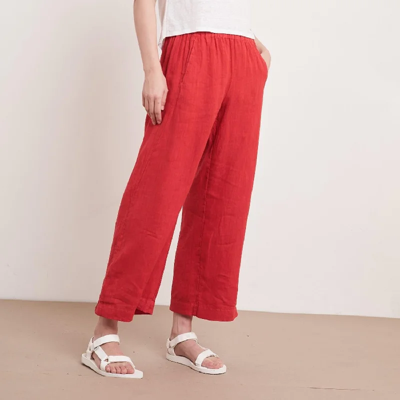 Lola Linen Pant (Rouge)