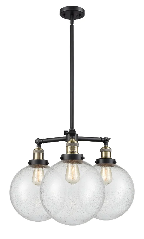 Chandeliers with Sputnik - Style Design for a Futuristic VibeChandeliers with Sputnik - Style Design for a Futuristic VibeInnovations Franklin Restoration 207-BAB-G204-10 Chandelier Light - Black Antique Brass
