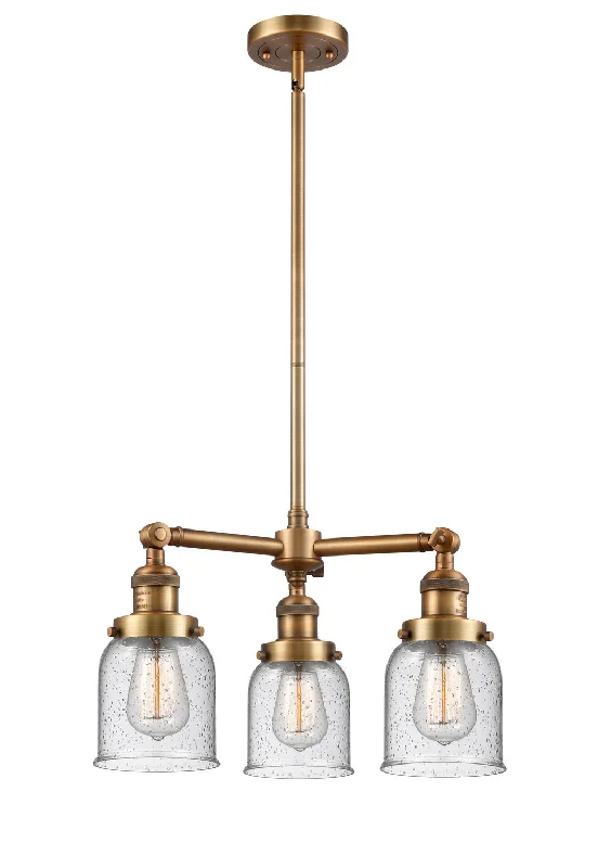 Chandeliers with Metal Frames in Black FinishChandeliers with Metal Frames in Black FinishInnovations Franklin Restoration 207-BB-G54-LED Chandelier Light - Brushed Brass