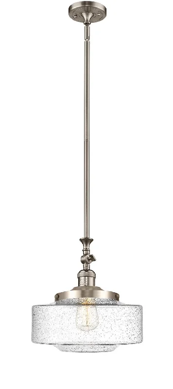 Industrial Style Ceiling Lights with Exposed Bulbs and Metal CagesIndustrial Style Ceiling Lights with Exposed Bulbs and Metal CagesFranklin Restoration One Light Mini Pendant