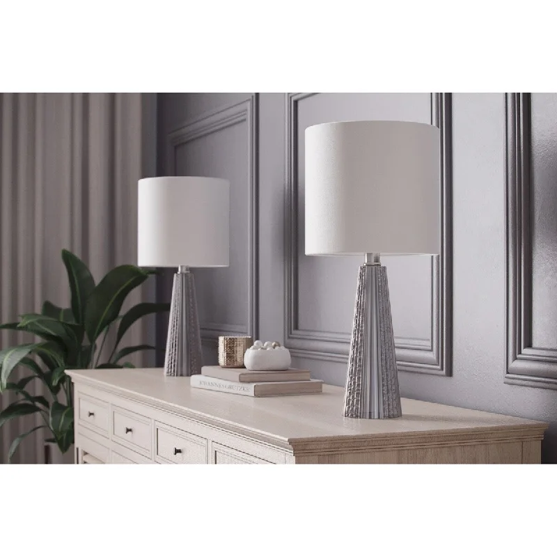 Clear Grey Glass (2 Pack)