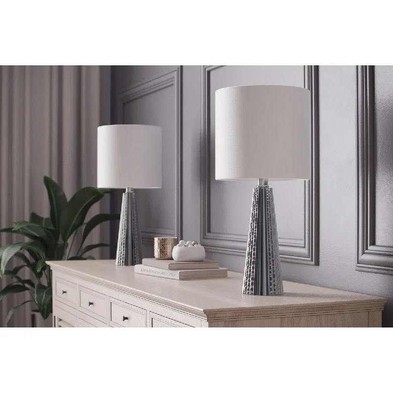 Metallic Grey Glass (2 Pack)