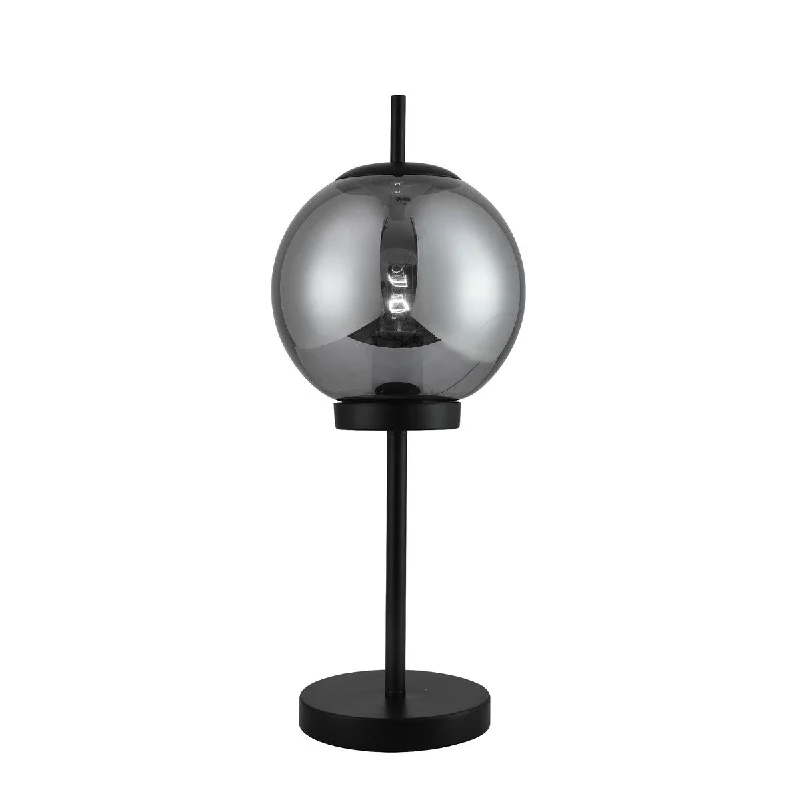 gothic style table lamps with dark finishes for a mysterious lookgothic style table lamps with dark finishes for a mysterious look20 Inch Table Lamp with Spherical Glass Shade, Black
