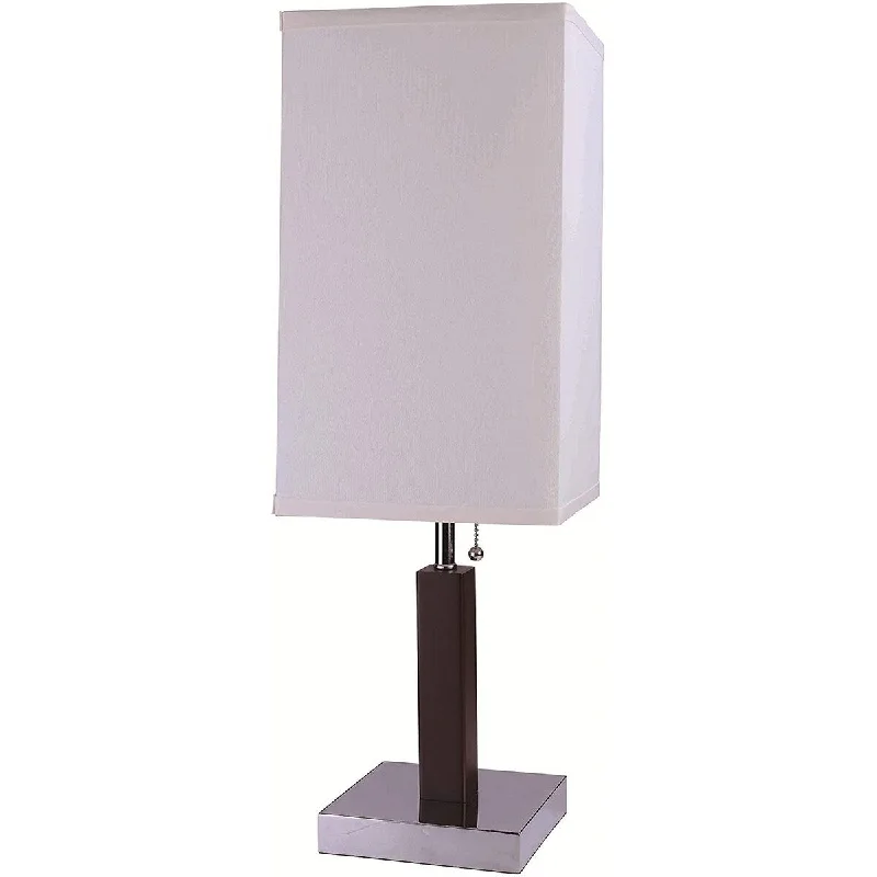 ceramic table lamps with hand painted designs for an artistic touchceramic table lamps with hand painted designs for an artistic touch26 Inch Rectangular Modern Shade Table Lamp, Brown and Silver