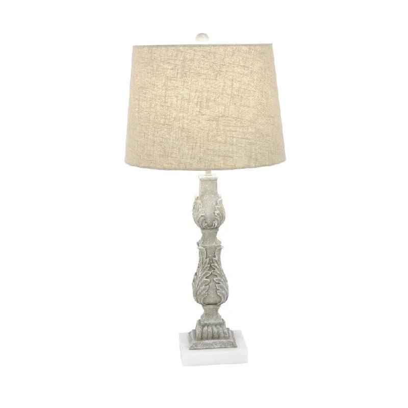 asian inspired table lamps with bamboo accents for a zen atmosphereasian inspired table lamps with bamboo accents for a zen atmosphereBenzara Polystone Marble Table Lamp with Beautifully Carved Base