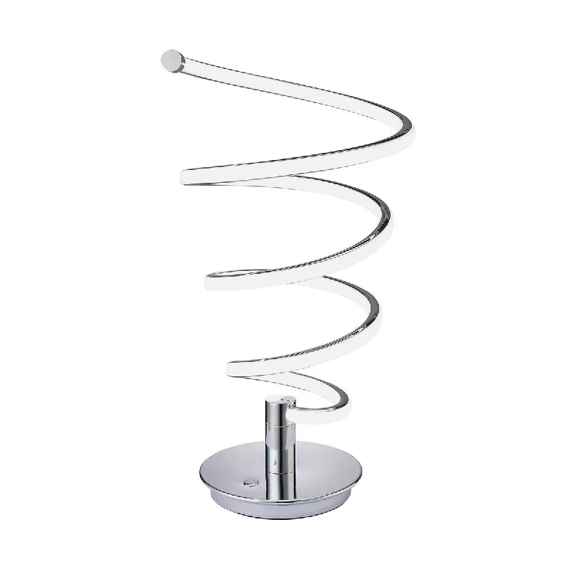 crystal table lamps with dazzling prisms for a glamorous effectcrystal table lamps with dazzling prisms for a glamorous effectSun 20 Inch Table Lamp, Accent Twisted Modern Design, LED Light Chrome Base