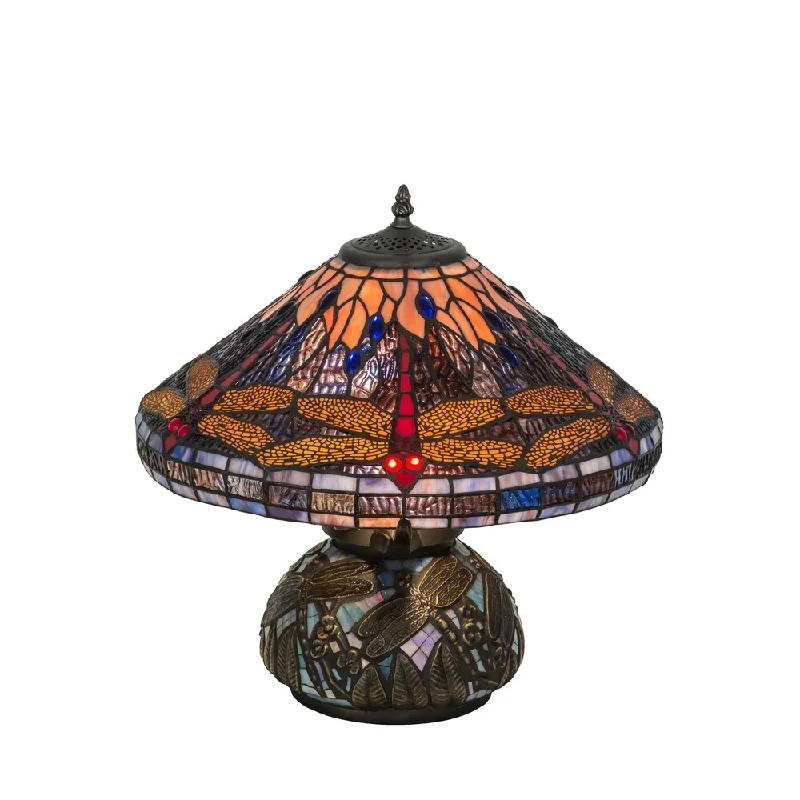 coastal style table lamps with nautical elements for beach housescoastal style table lamps with nautical elements for beach housesTiffany-style Dragonfly Cone 2-light Table Lamp