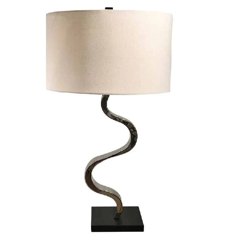 modern minimalist table lamps for contemporary living roomsmodern minimalist table lamps for contemporary living roomsUttermost Fialla Plated Polished Nickel 1-light Table Lamp